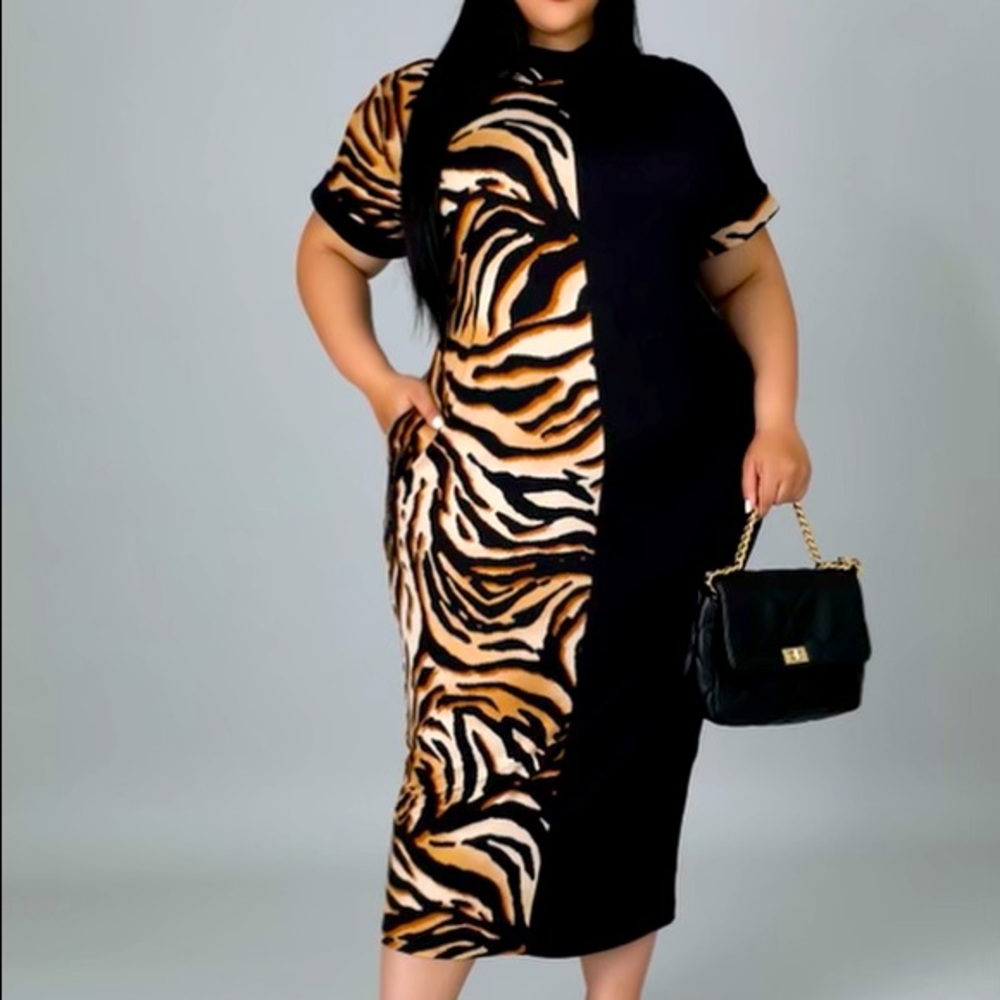 New Leopard print dress